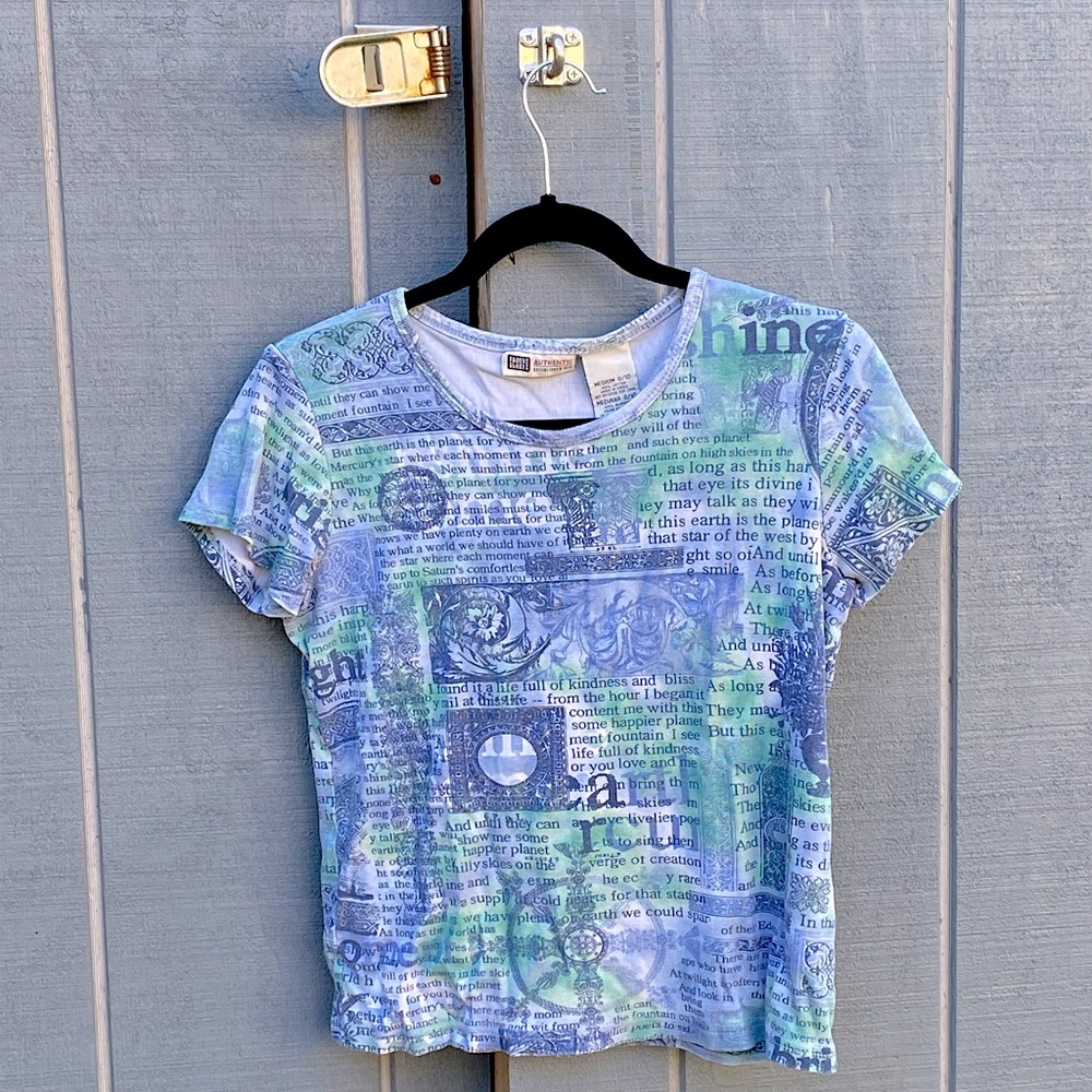 vintage pattern t shirt